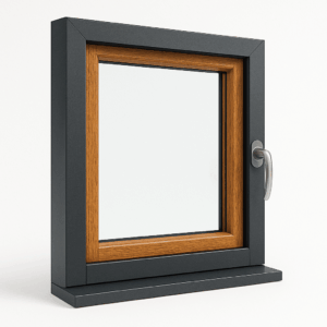 Einflügelig - Dreh-Kipp - Aluminium/Holz