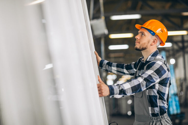 Produktion und Lieferung der Fenster