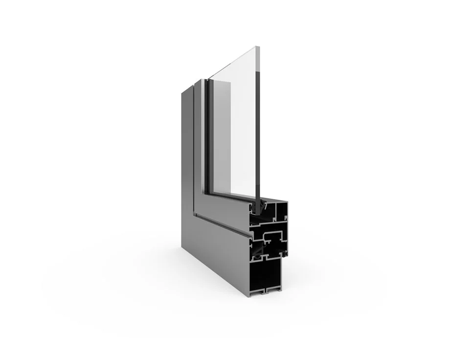 MB86N- Aluminiumfenster - Zweiflügelig