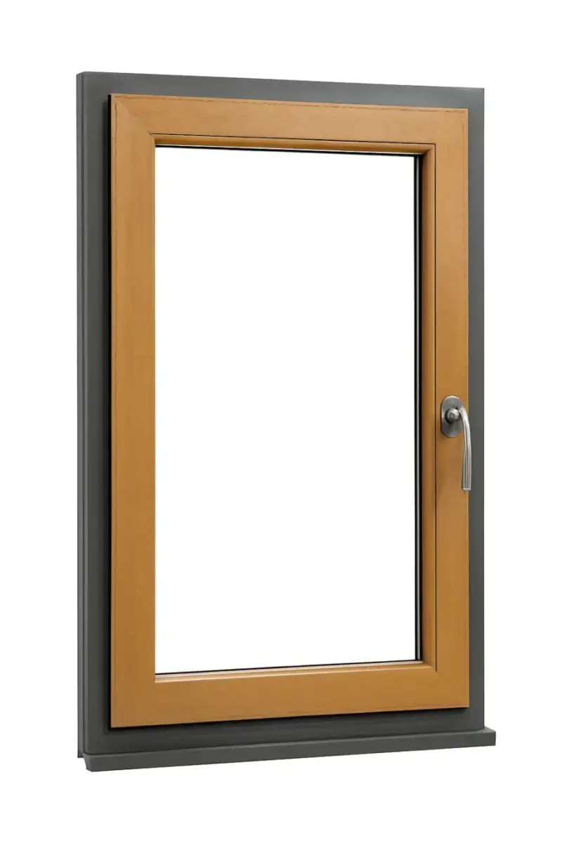 Naturo 68 ALU - Aluminium-Holzfenster - Einflügelig – Bild 3