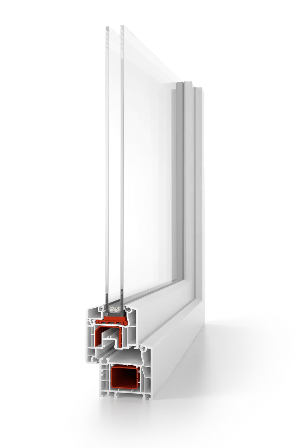 Aluplast IDEAL 4000 Kunststofffenster Profil-Querschnitt