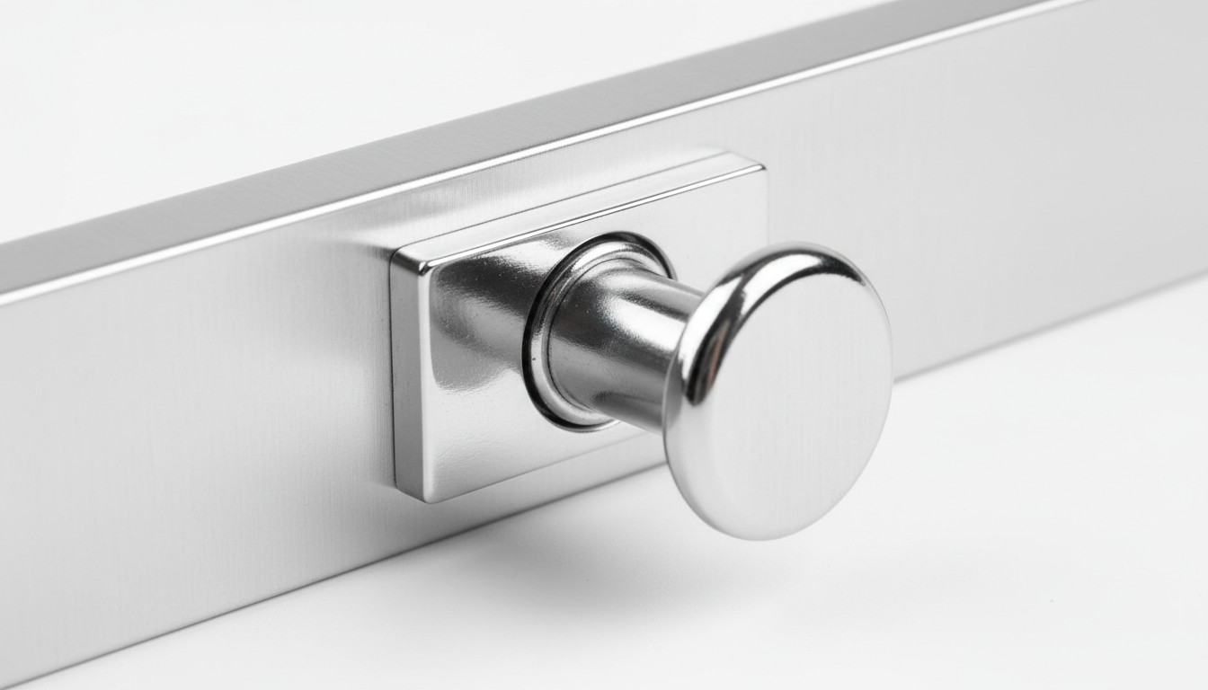 Moderne Hausfassade mit mehreren Fenstern, weißen Wänden und pilzkopfverriegelung fenster als Sicherheitsdetail