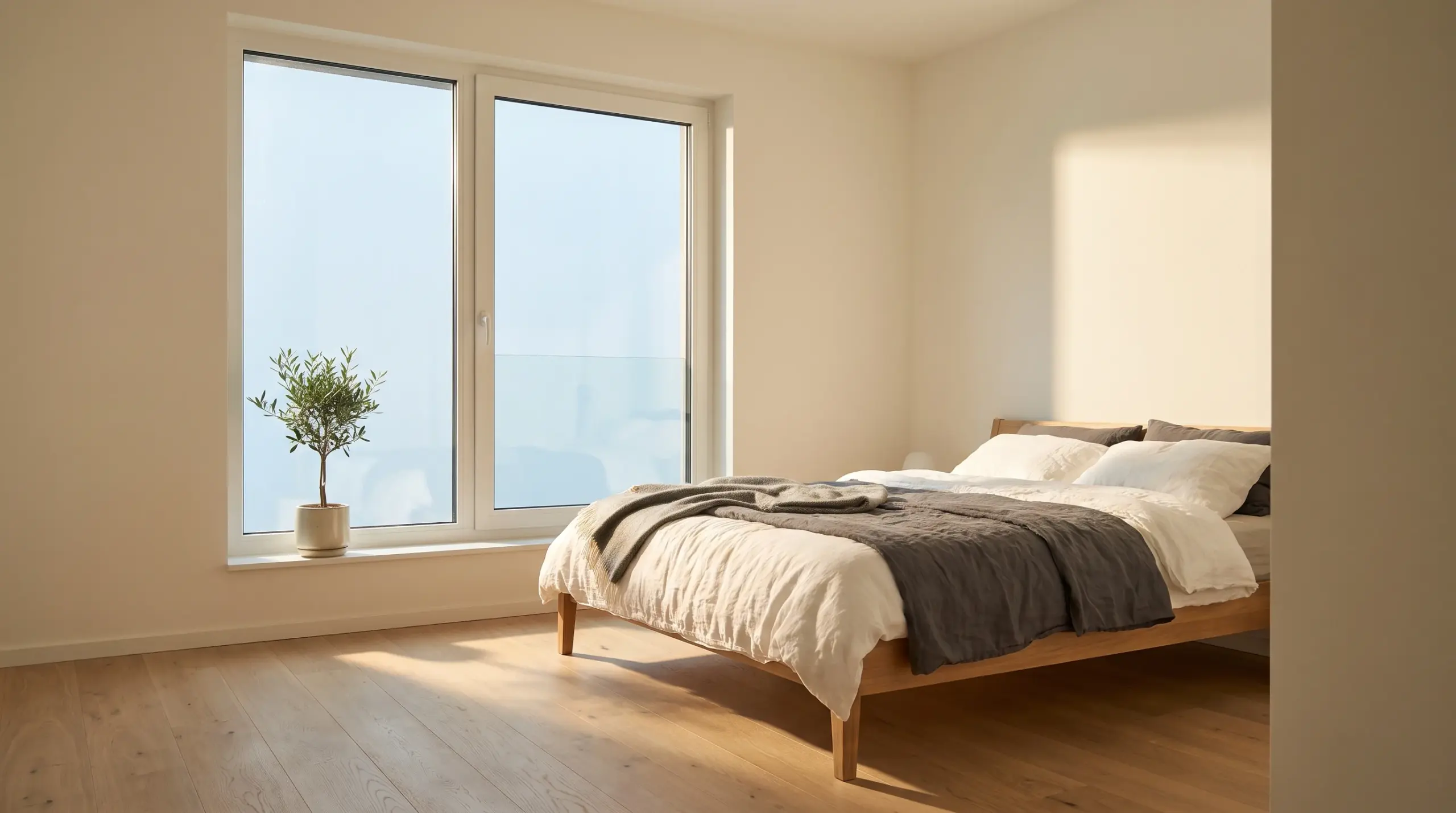 Schallschutzfenster im Schlafzimmer – ruhige Atmosphäre durch SSK 3 Verglasung