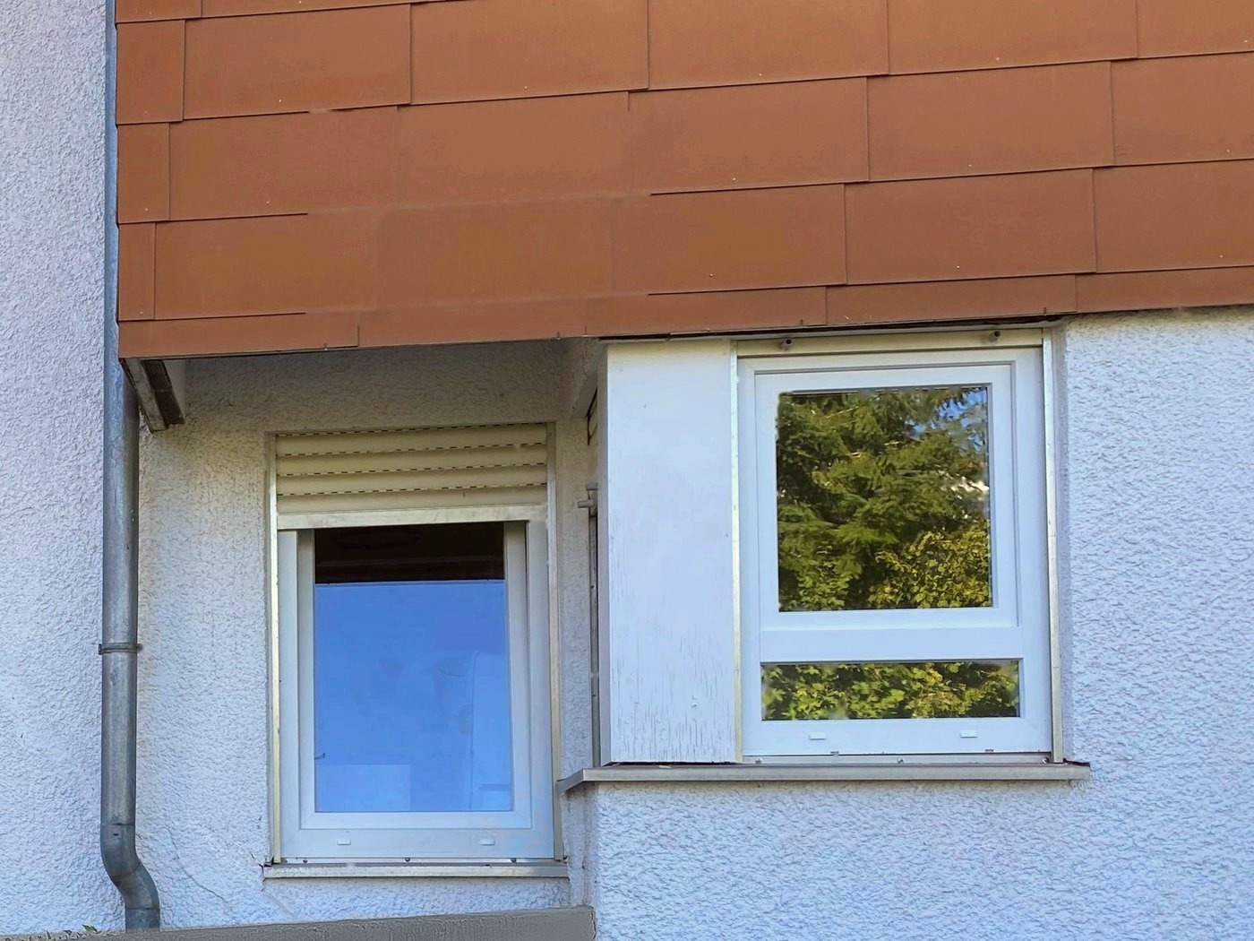 Neue Kunststofffenster nach dem Fenstertausch in Echterdingen