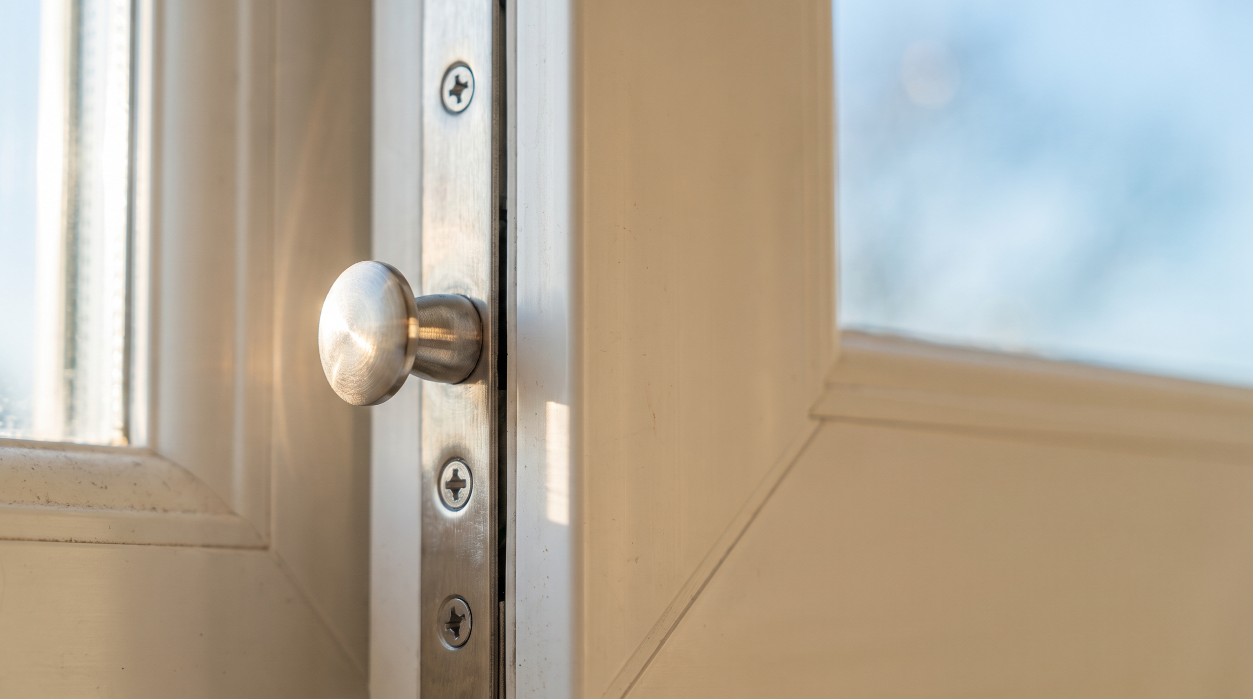 Pilzkopfverriegelung Einbruchschutz Fenster Detailaufnahme